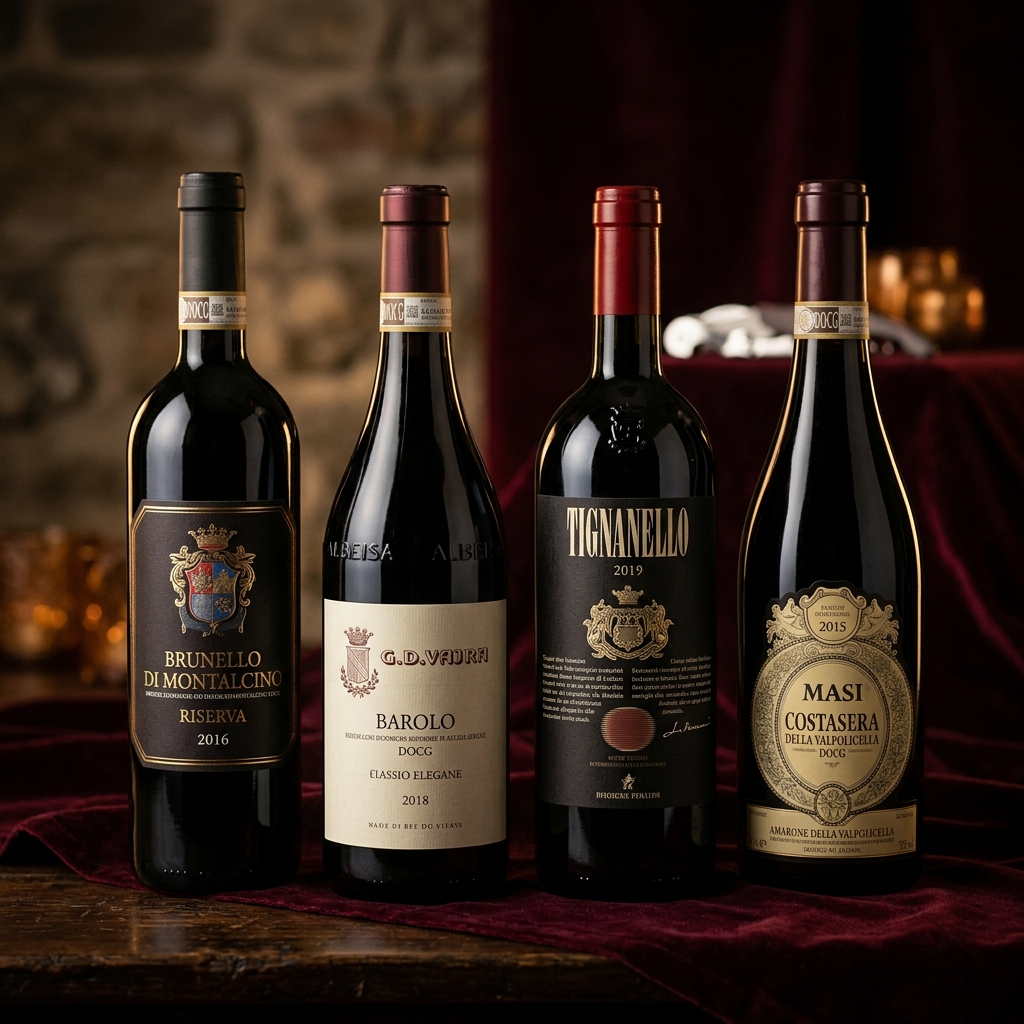 Selezione di vini pregiati dell'Enoteca Degustibus